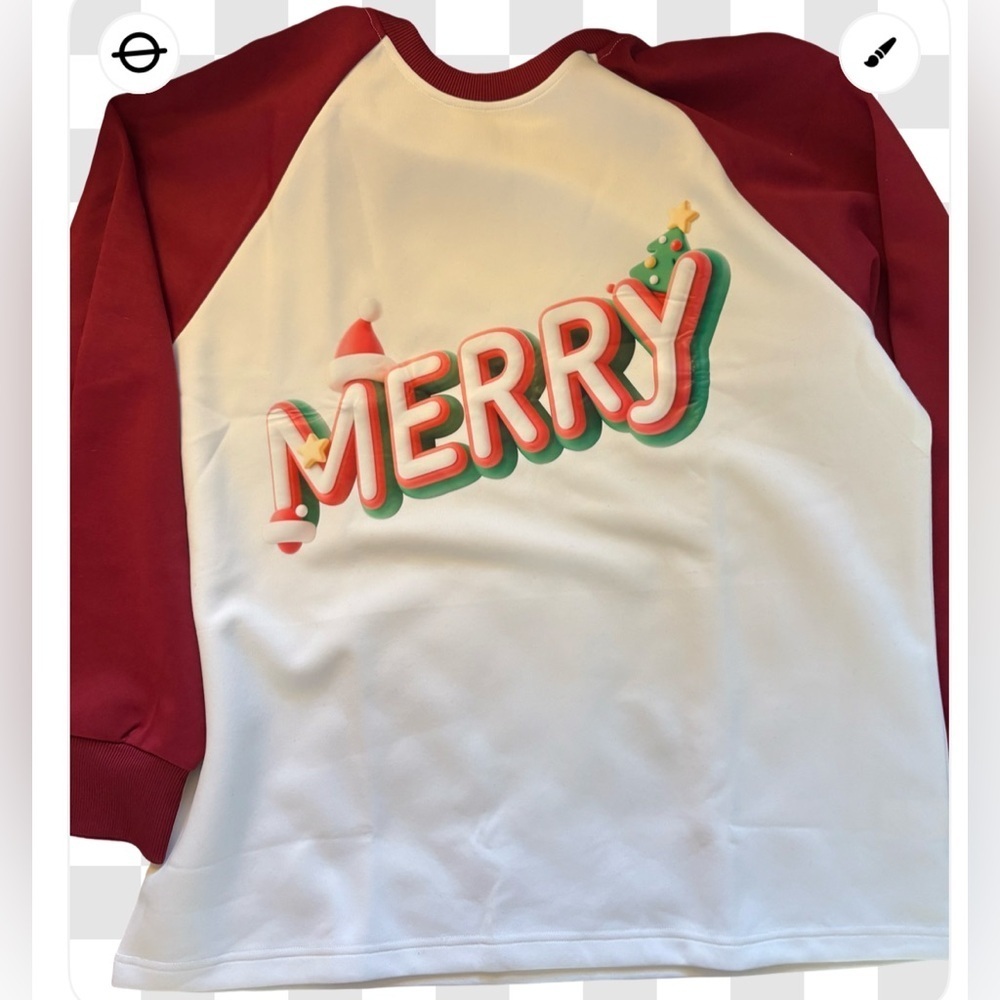 New- XL Merry Red & White Sweater
Jersey style, long sleeve,heavy knit pullover - Picture 2 of 3